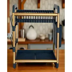 GENERICO - ESCURRIDOR DE ALUMINIO DISEÑO MODERNO BICOLOR 01