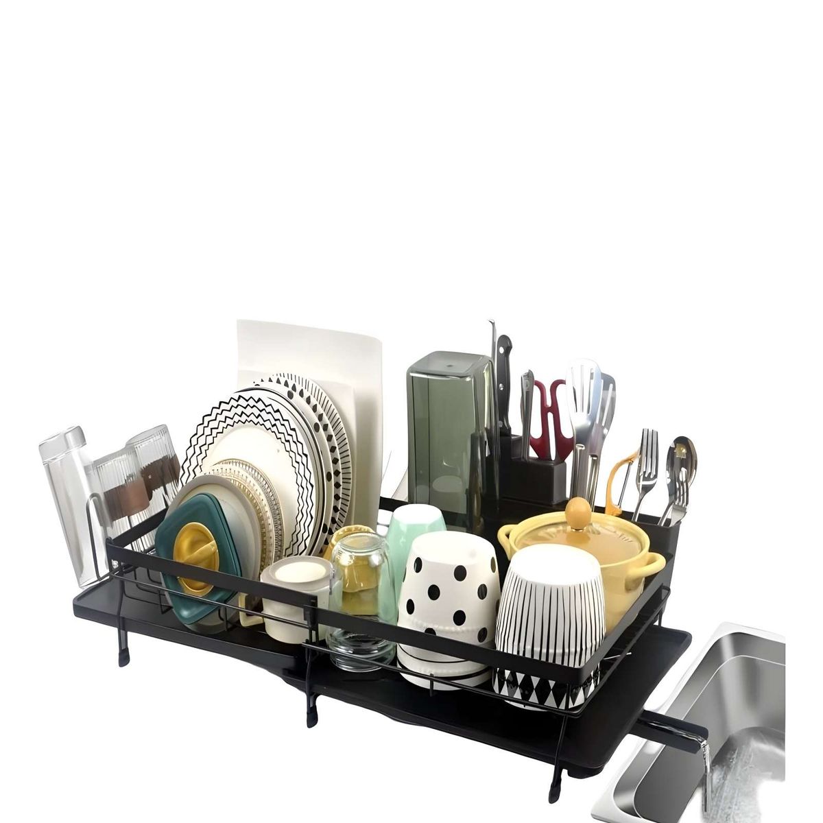 GENERICO - ESCURRIDOR PLEGABLE DE ACERO