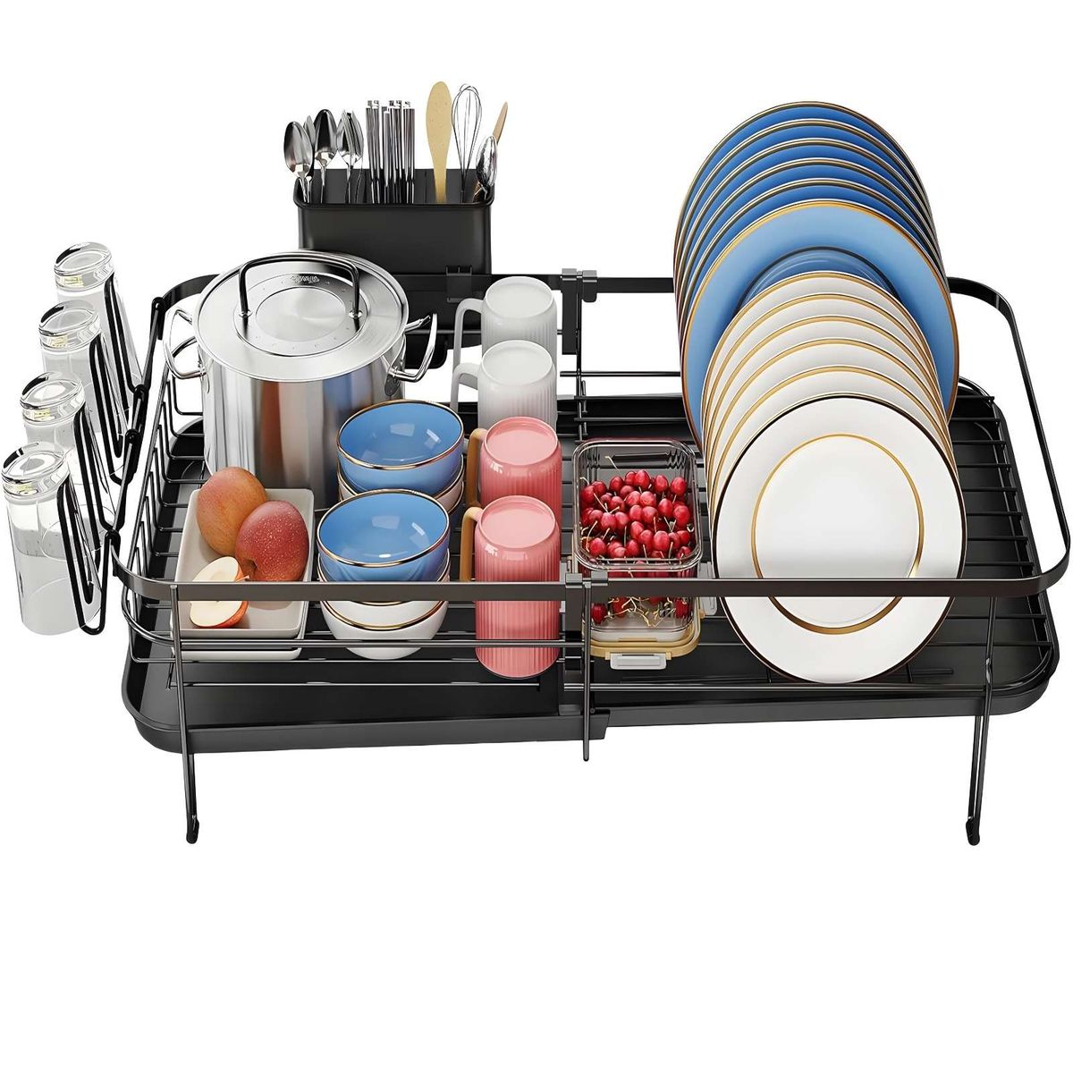 GENERICO - ESCURRIDOR PLEGABLE DE ACERO