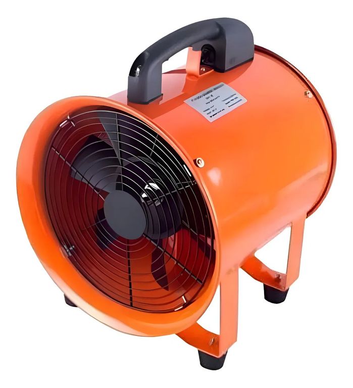 GENERICO Extractor Aire Industrial Portatil 30cm 12 Pulg Color Naran