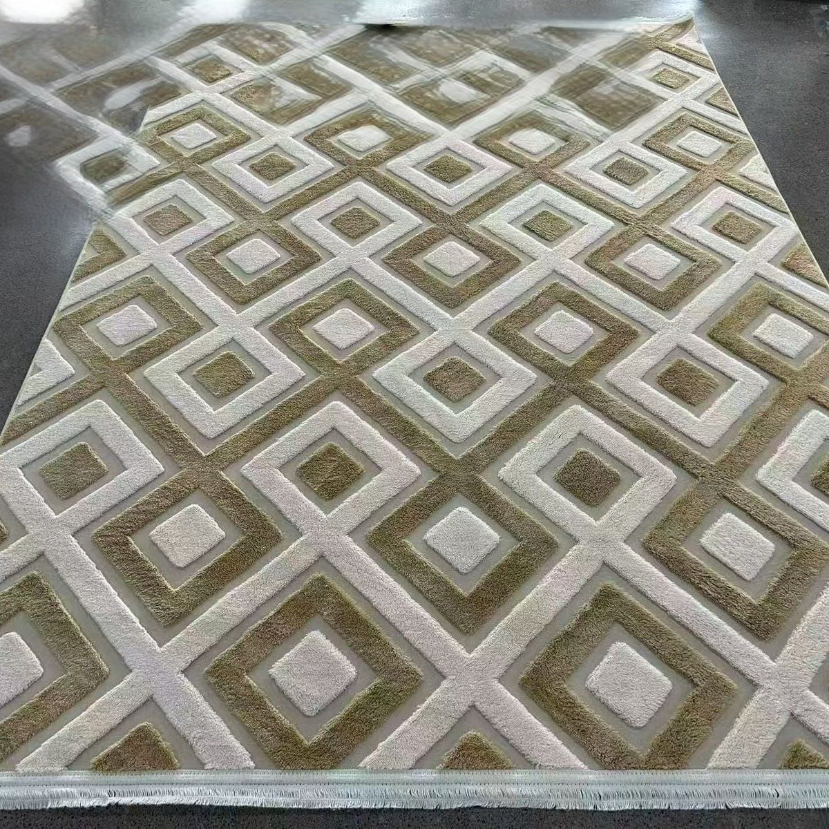 GENERICO - ALFOMBRAS DE ALGODON DE JACQUARDS GRUESAS DE LUJO