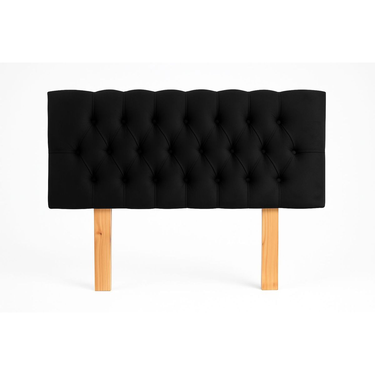 GENERICO - Respaldo 2 Plazas Classic Line Buttons Negro