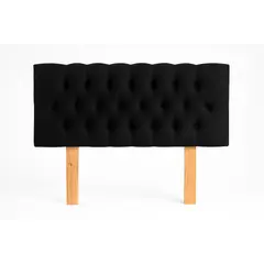 GENERICO - Respaldo 2 Plazas Classic Line Buttons Negro