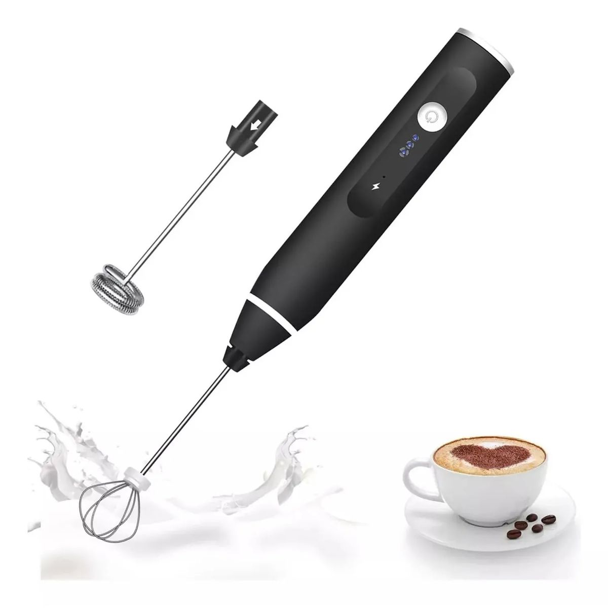 GENERICO - Batidor Café Mezclador Eléctrico Bebidas Recargable