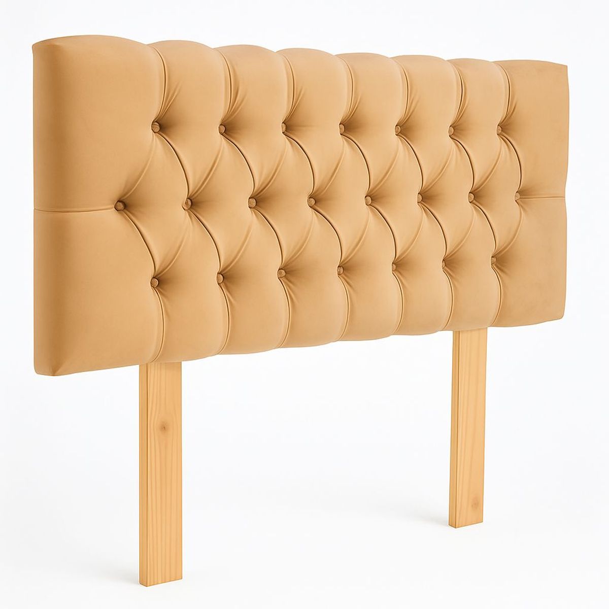 GENERICO - Respaldo 2 Plazas Classic Line Buttons Beige