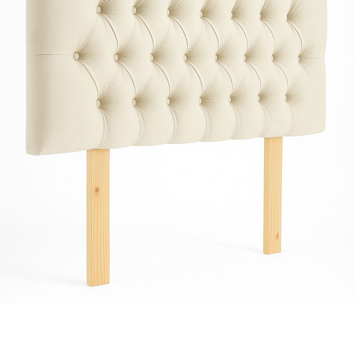 GENERICO - Respaldo 2 Plazas Classic Line Buttons Crudo