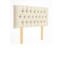 Respaldo 2 Plazas Classic Line Buttons Crudo