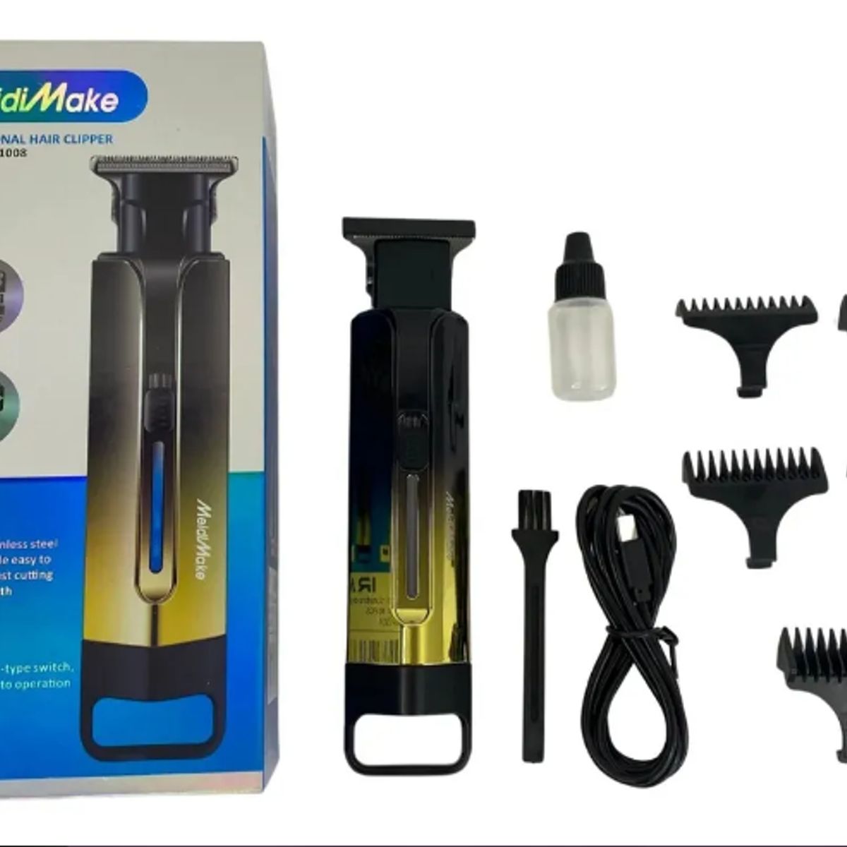 GENERICO - Máquina Profesional Para Cortar Cabello Carga Usb Sk-1008