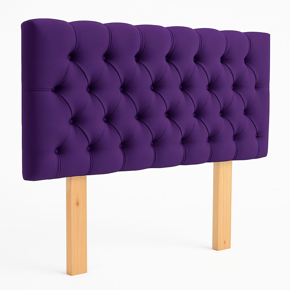 GENERICO - Respaldo 2 Plazas Classic Line Buttons Morado
