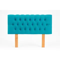 GENERICO - Respaldo 2 Plazas Classic Line Buttons Turquesa
