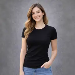ROLY - Polera de mujer manga corta cuello polo algodón premium