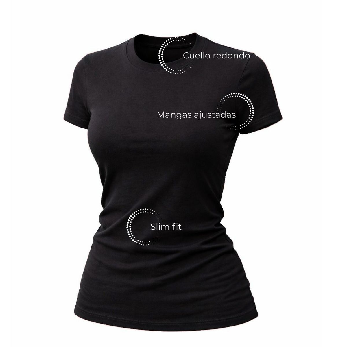 ROLY - Polera de mujer manga corta cuello polo algodón premium roly