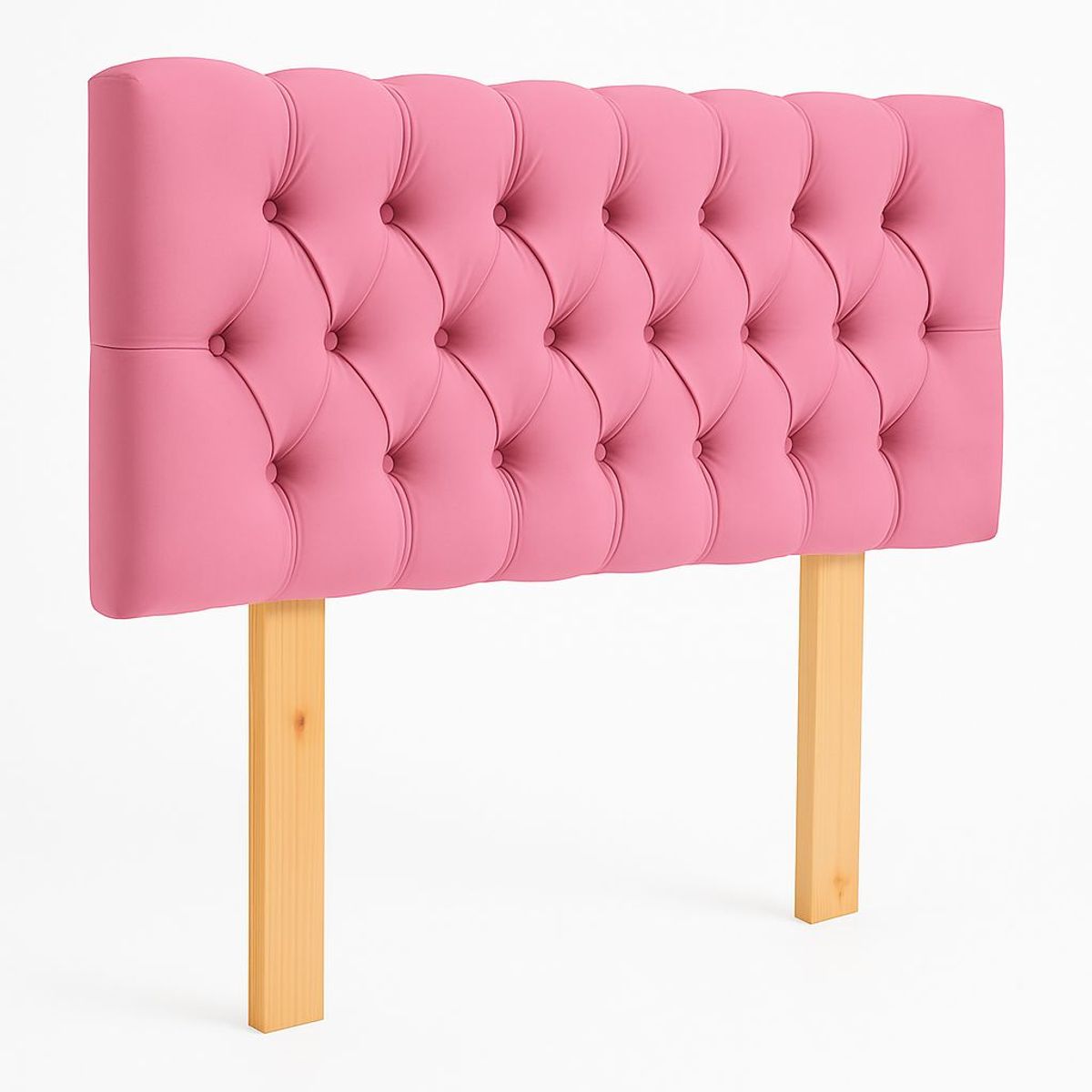 GENERICO - Respaldo 2 Plazas Classic Line Buttons Rosa