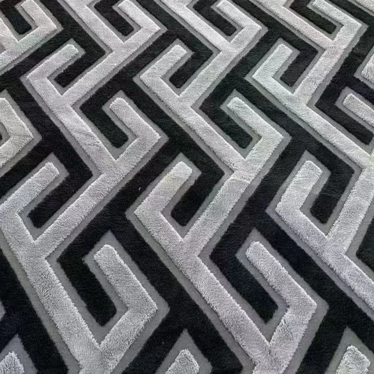 GENERICO - ALFOMBRAS DE ALGODON DE JACQUARDS GRUESAS DE LUJO