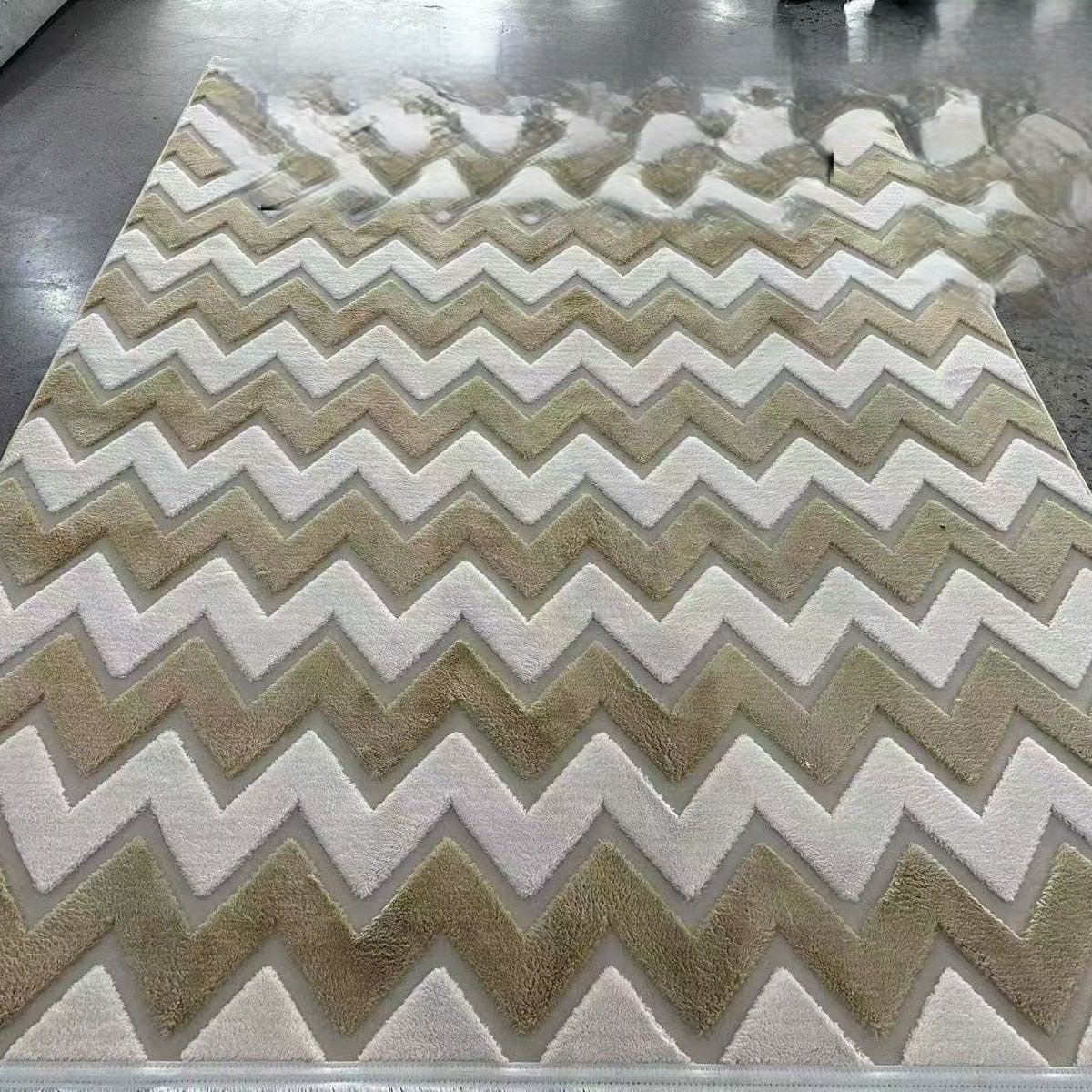 GENERICO - ALFOMBRAS DE ALGODON DE JACQUARDS GRUESAS DE LUJO