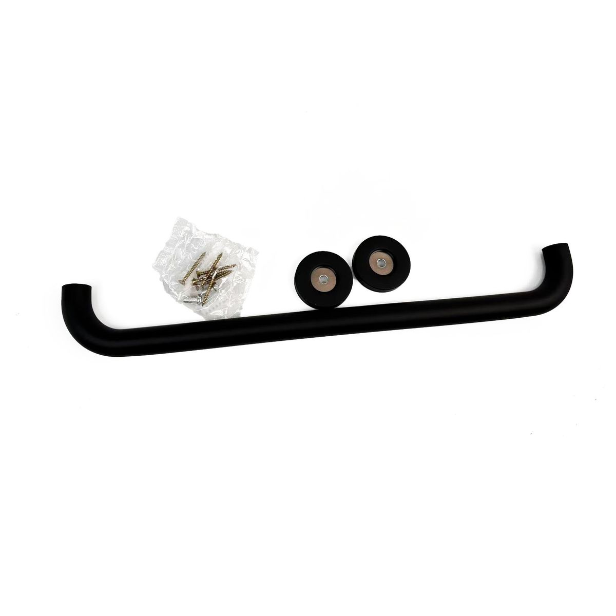 GENERAL - Acero Inoxidable Engrosado Toilet Safe Handle 60cm Negro