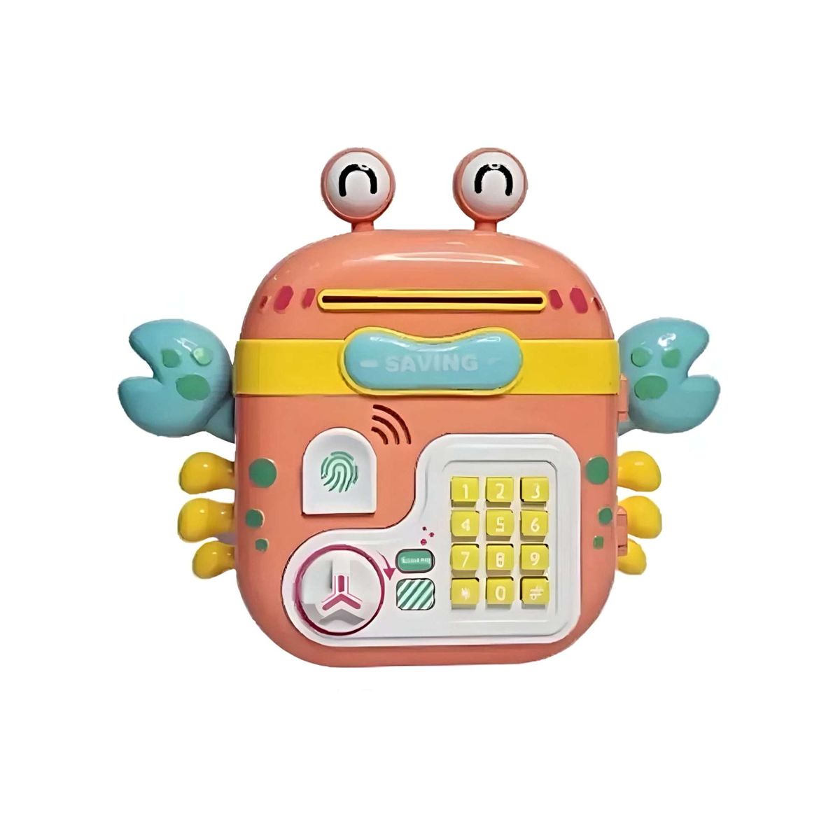 GENERICO - ALCANCÍA CANGREJO DEJUGUETE ELECTRÓNICA TIPO CAJA FUERTE