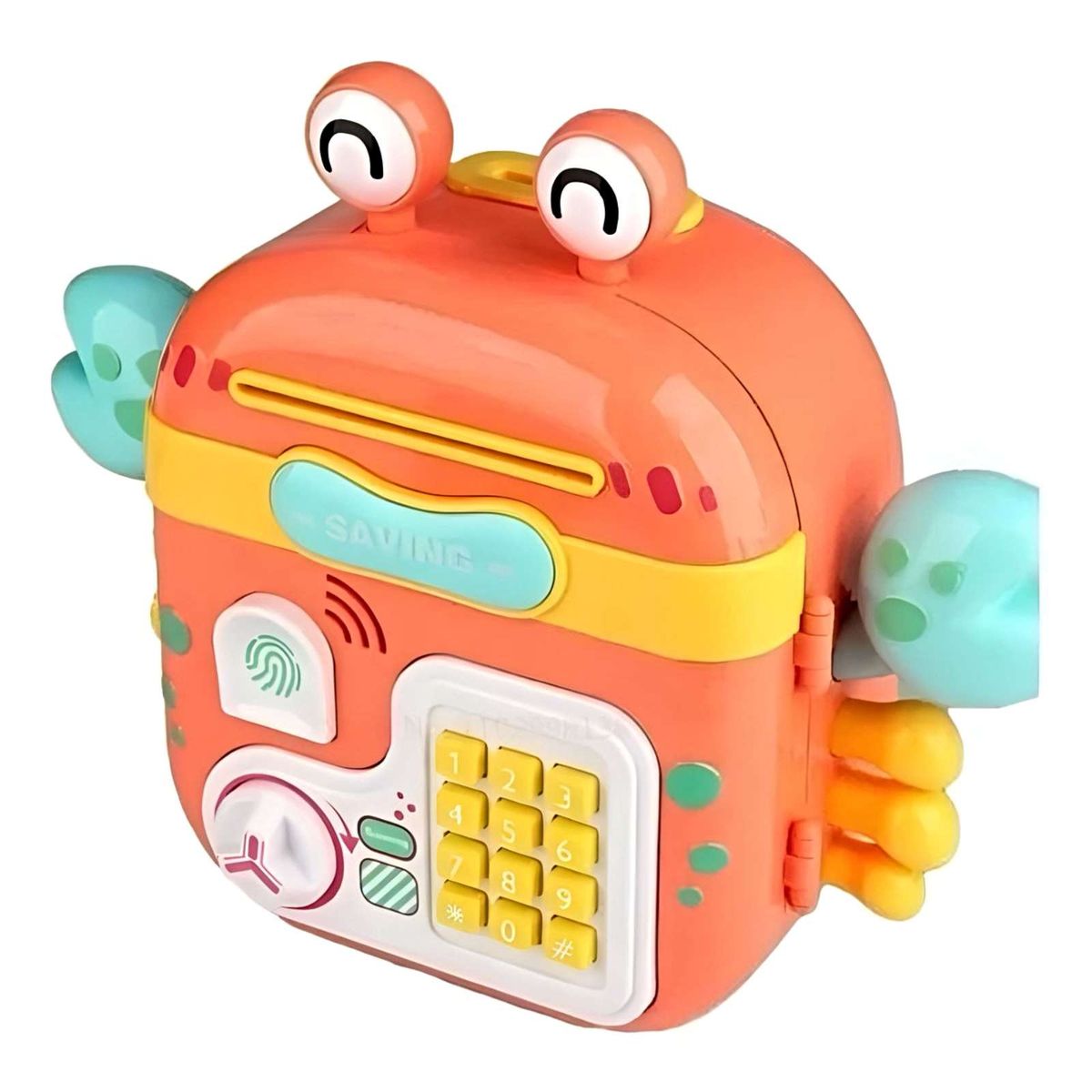 GENERICO - ALCANCÍA CANGREJO DEJUGUETE ELECTRÓNICA TIPO CAJA FUERTE