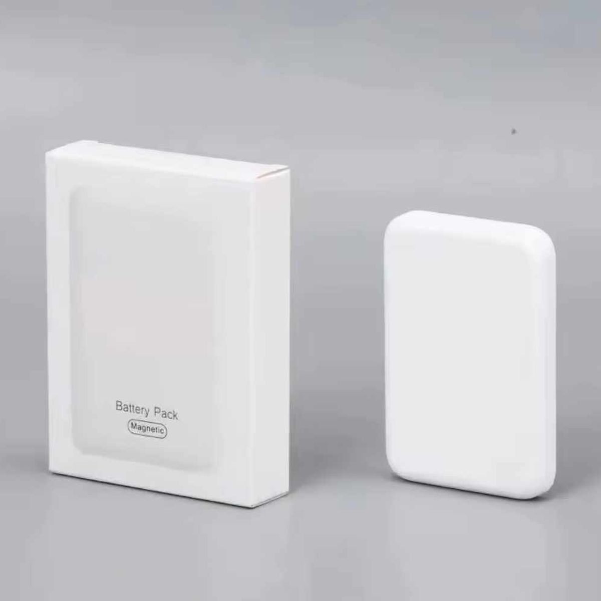 GENERICO - Power bank MagSafe 5000mAh inalámbrico blanco