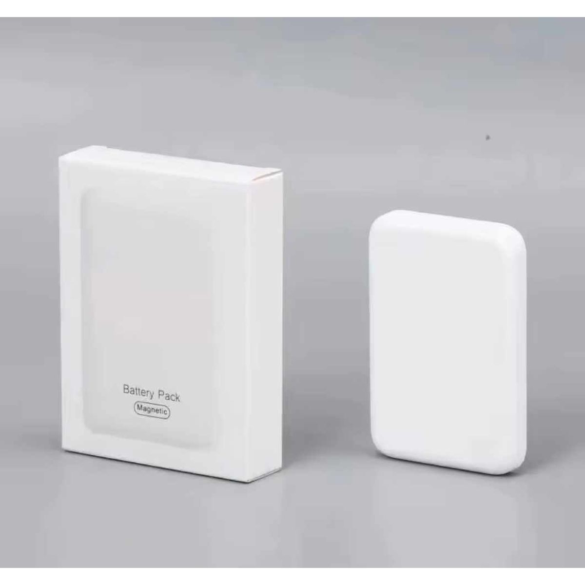 GENERICO - Power bank MagSafe 5000mAh inalámbrico blanco