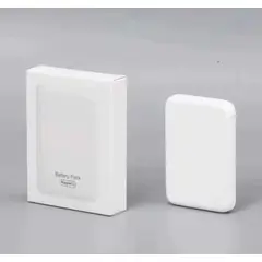 GENERICO - Power bank MagSafe 5000mAh inalámbrico blanco
