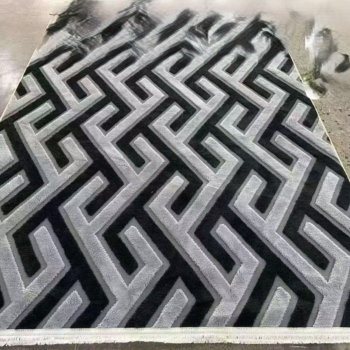 GENERICO - ALFOMBRAS DE ALGODON DE JACQUARDS GRUESAS DE LUJO