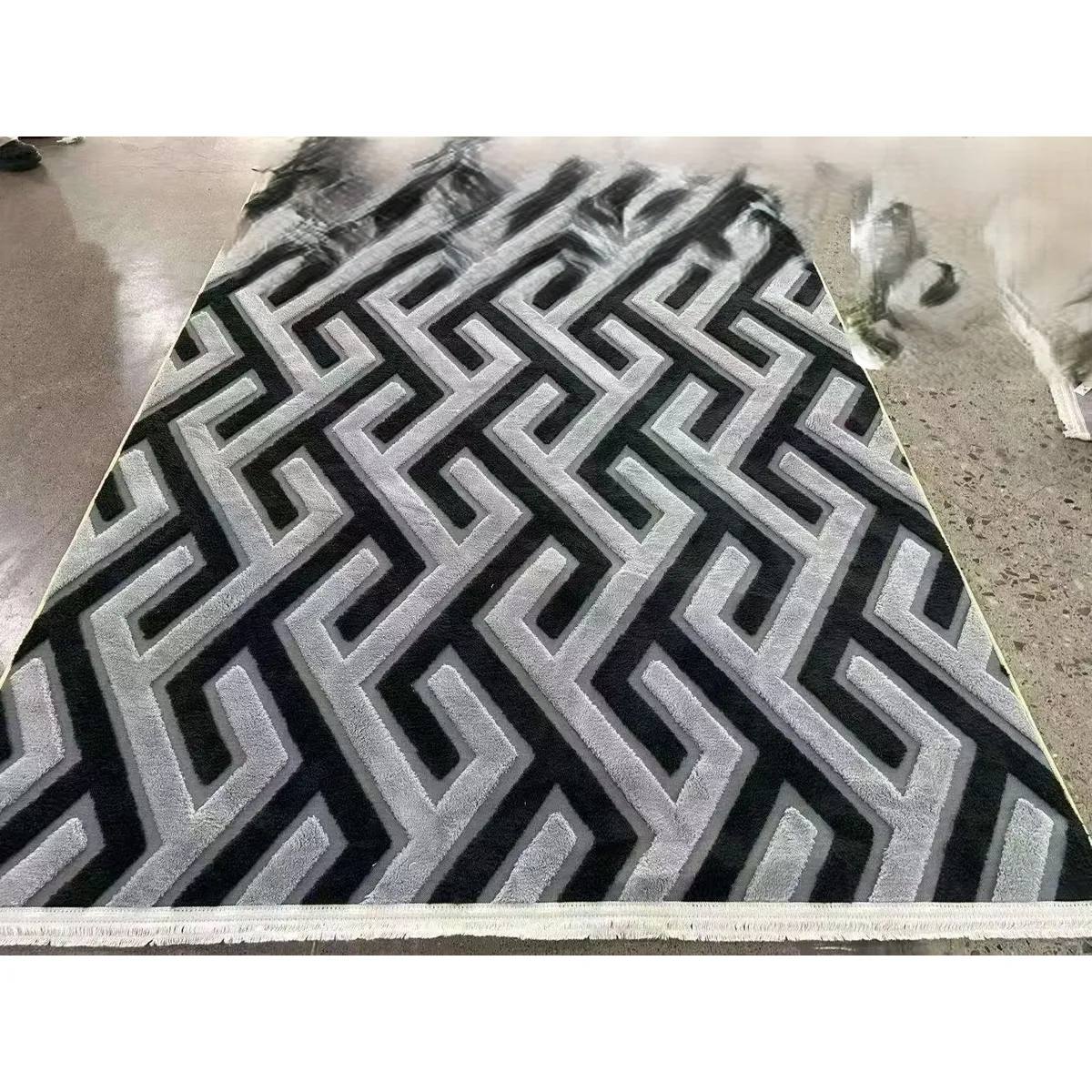 GENERICO - ALFOMBRAS DE ALGODON DE JACQUARDS GRUESAS DE LUJO