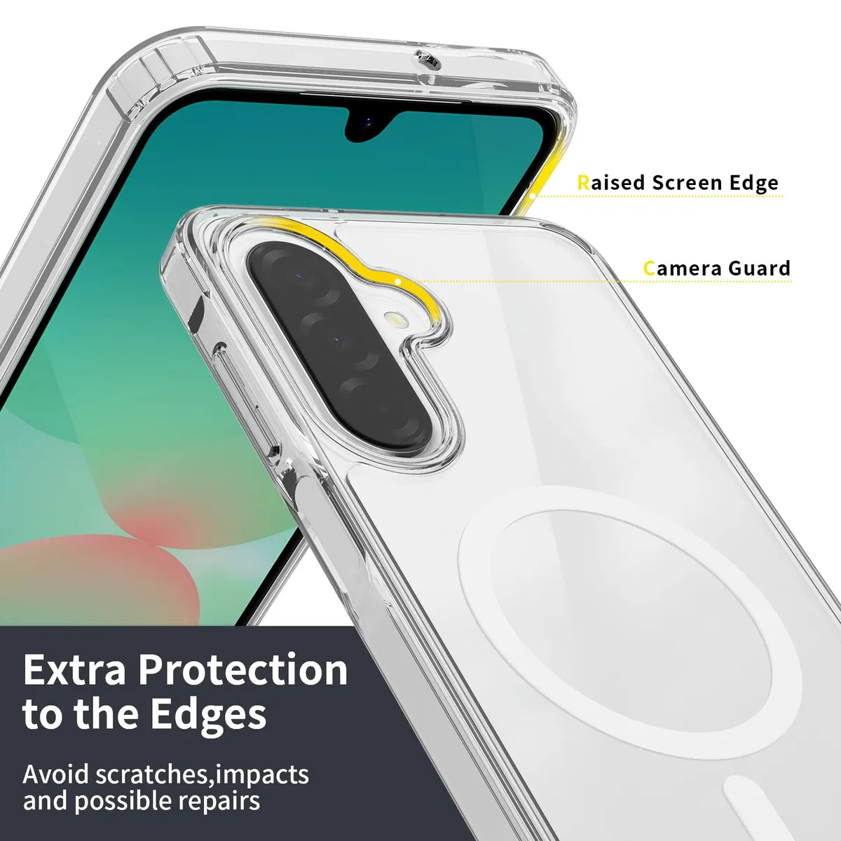 GENERICO - Carcasa Transparente Con Magsafe Para Samsung A17