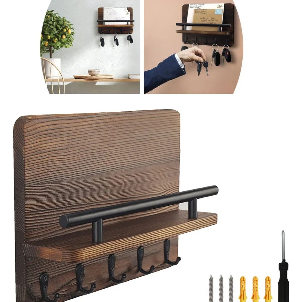 KINDA NICE - Estantería De Pared Para Salón Estantería De Madera