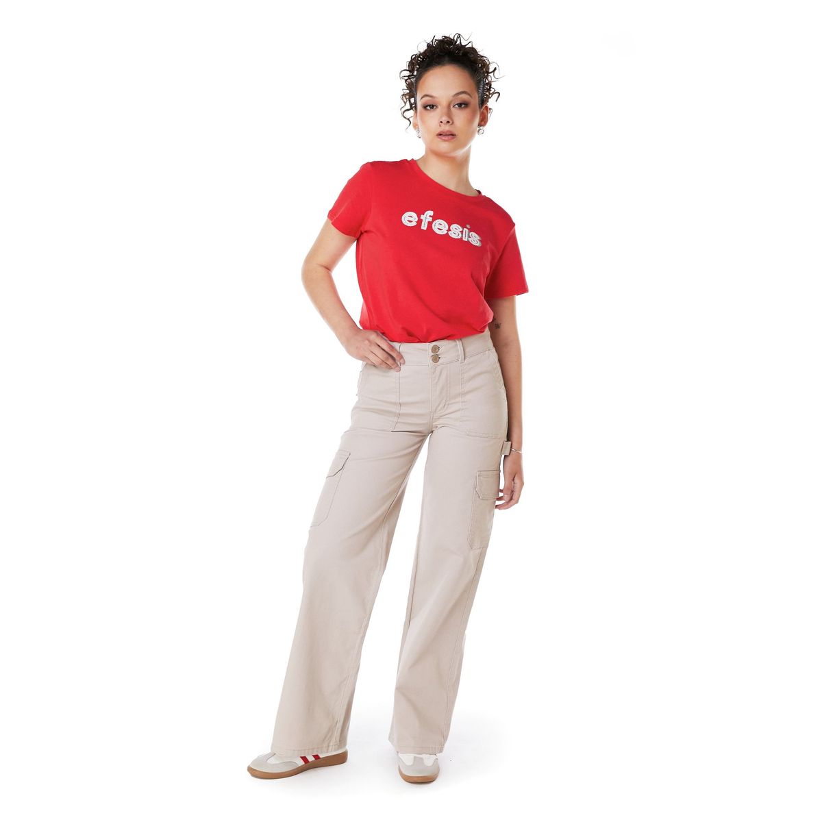 EFESIS - Pantalón Palazzo Tiro Medio Mujer Efesis