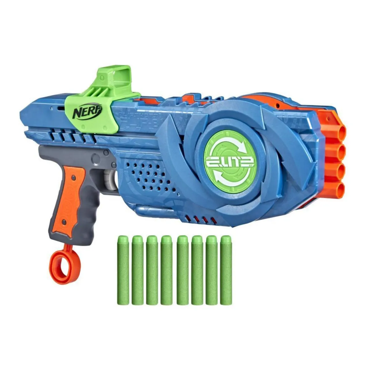 HASBRO - Juguete Nerf Elite 2.0 Flipshots Flip-8 8 Dardos Hasbro