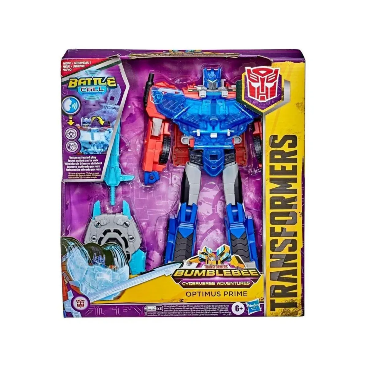 HASBRO - Juguete Figura Optimus Prime 25cm Convertible Transformers