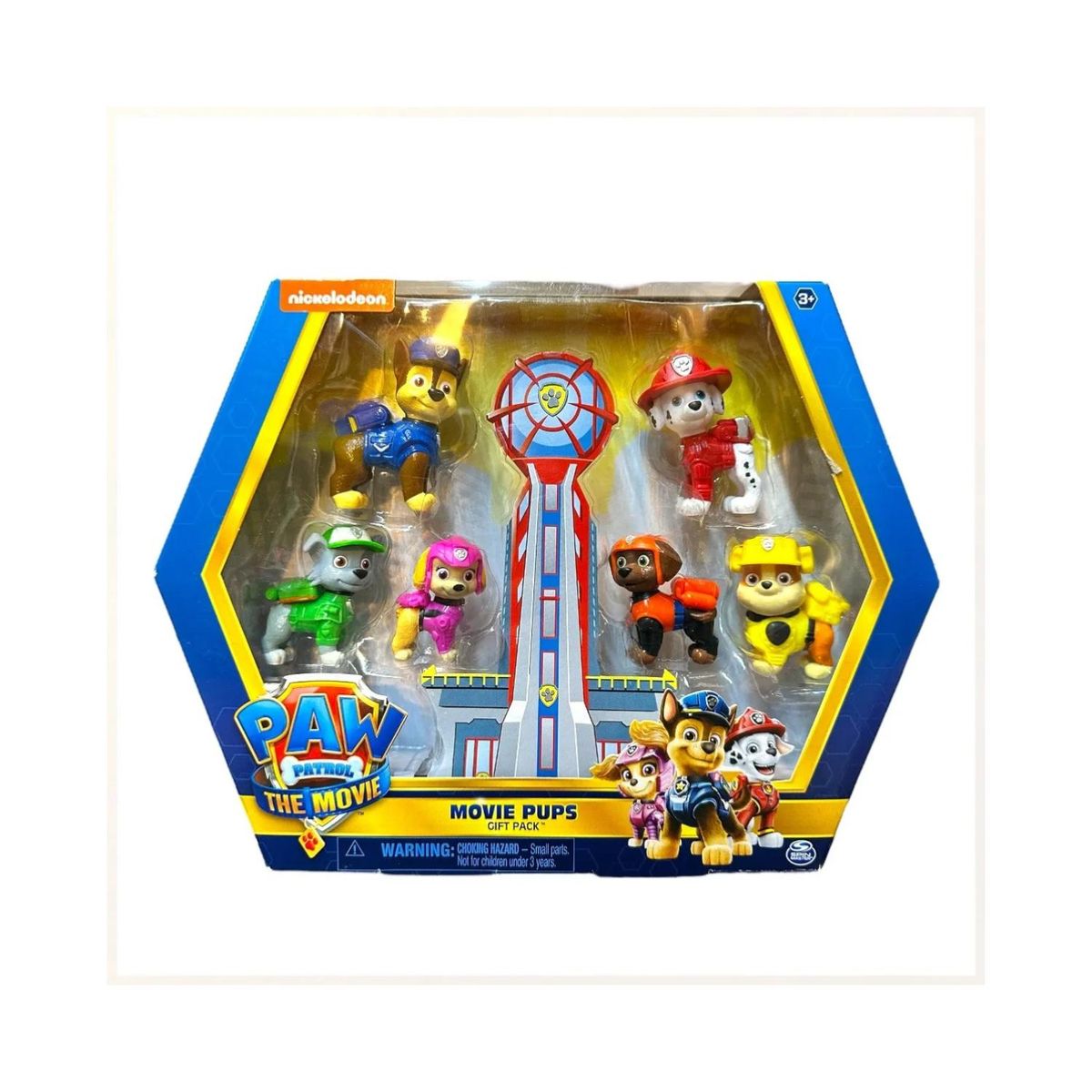 HASBRO - Juguete Set 6 Figuras Paw Patrol The Movie 6cm Infantil