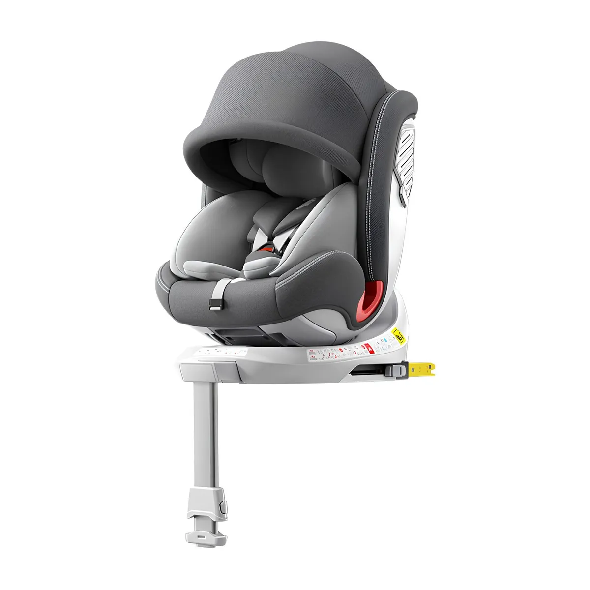 LUBABYCAS - Silla de Auto Convertible 360° Isofix Y Pata Apoyo Lubabycas