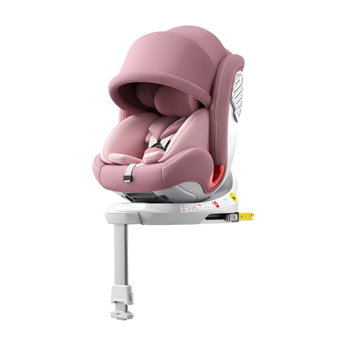 LUBABYCAS - Silla de Auto Convertible 360° Isofix Y Pata Apoyo LuBabycas