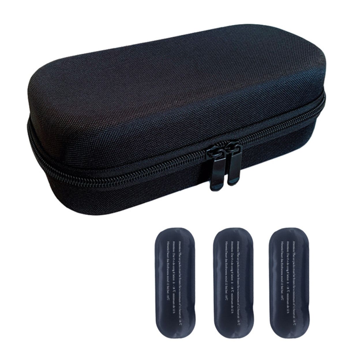 KINDA NICE - Bolsa Aislante Para Insulina Portátil Eva + 3 Tiras De Hielo