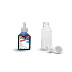 MALIK - Tinta Cyan 100ml con Botella GT52 compatible para Hp DeskJet GT 5820