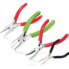 KUANGYE - Set 4 Alicates Pinzas Artesanales Para Bisutería Joyería