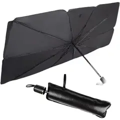 YOMYM - Parasol Para Coche - Titanio Plata Grande