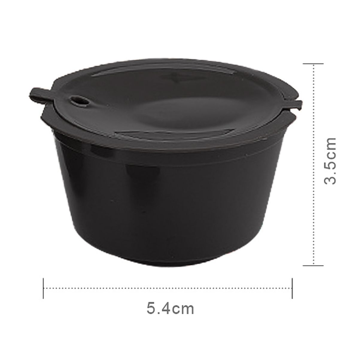 ATURE - Juego 8 De Filtro De Plástico Portátil Para Cápsulas De Café