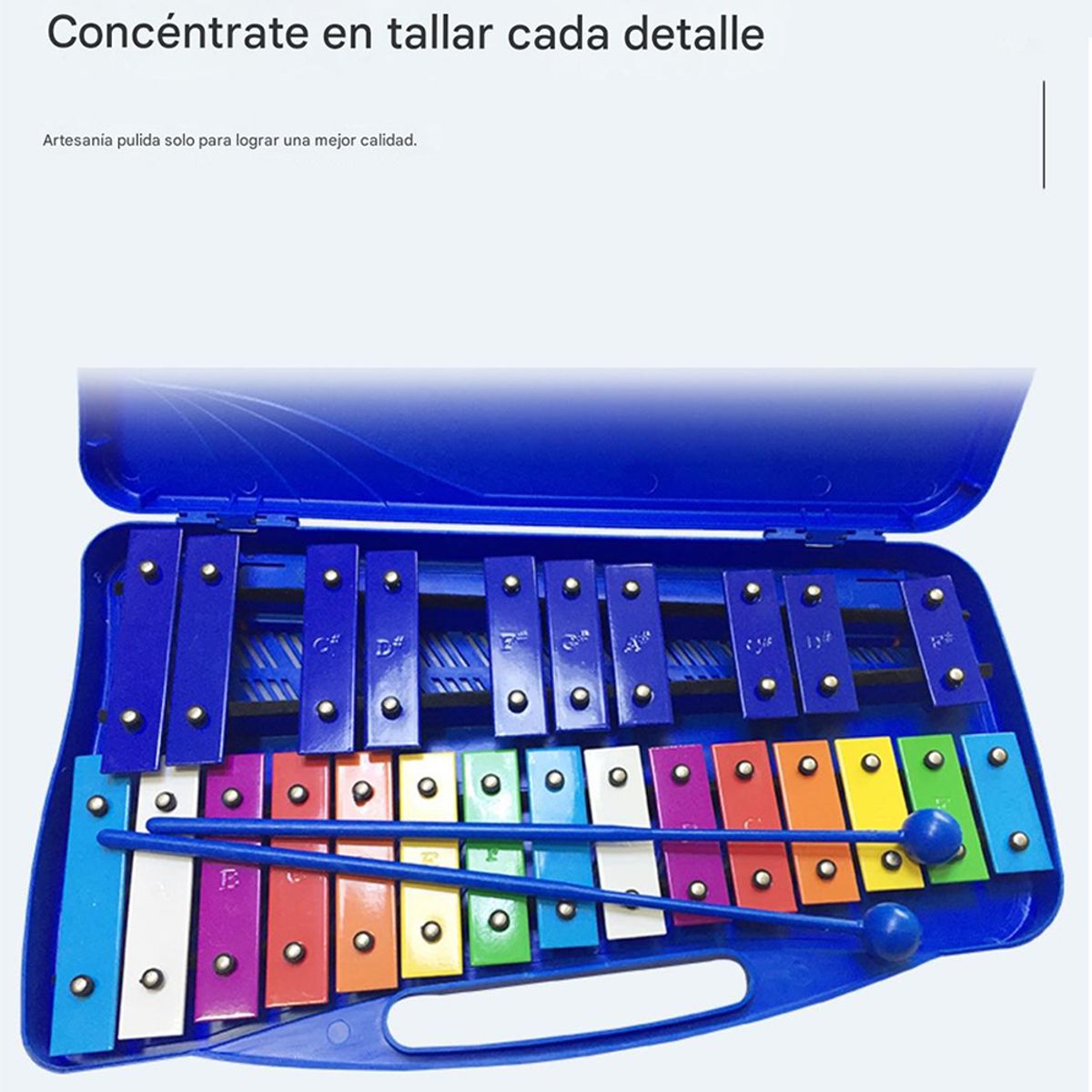 ATURE - Piano De Láminas De Acero De 25 Notas Con Placa De Aluminio