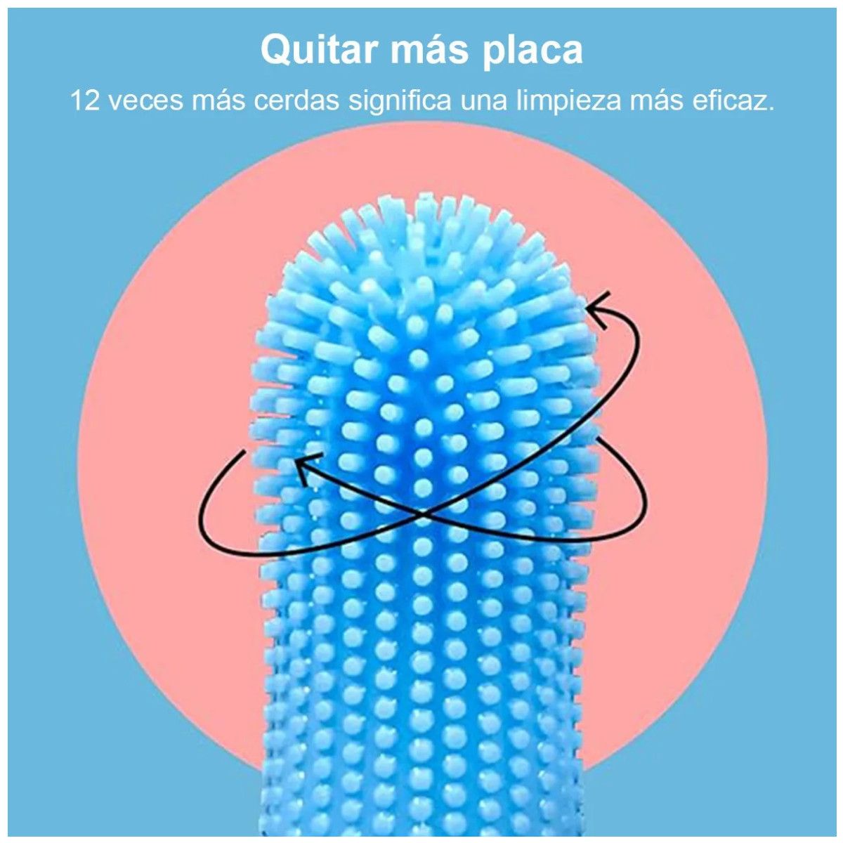 KUANGYE - Paquete De 4 Cepillo Dientes Para Perro Gato Mascota Dental