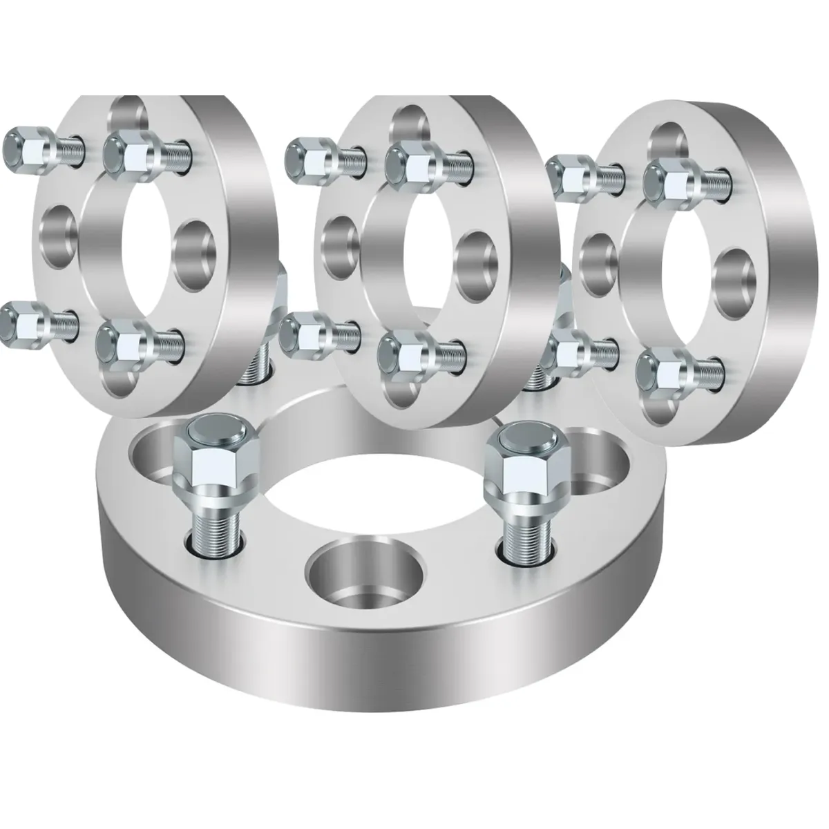 PACK 4 Espaciador Desplazador 4 x 114.3 a 4 x 100 De Adaptador de rueda 1 Pulgada Con Pernos, marca KUANGYE - Foto Principal