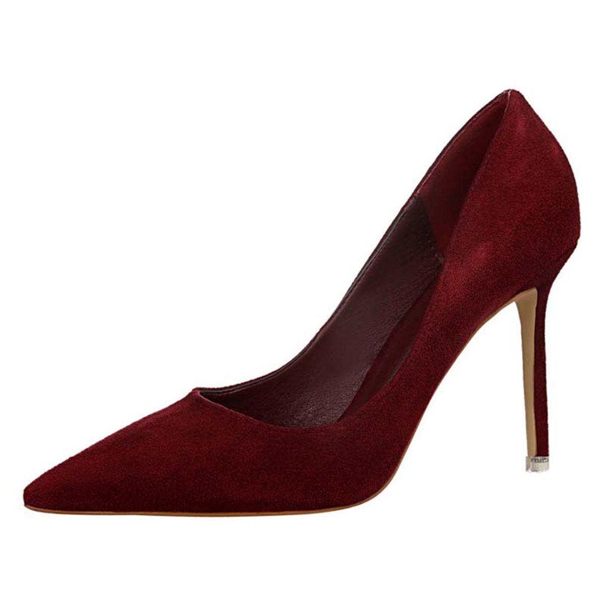 SHANDIAN - Zapato Formal Mujer  Rojo