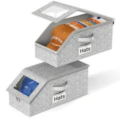 YOMYM - Cajas de Almacenamiento - 42 x 22 x 17 cm2PCS