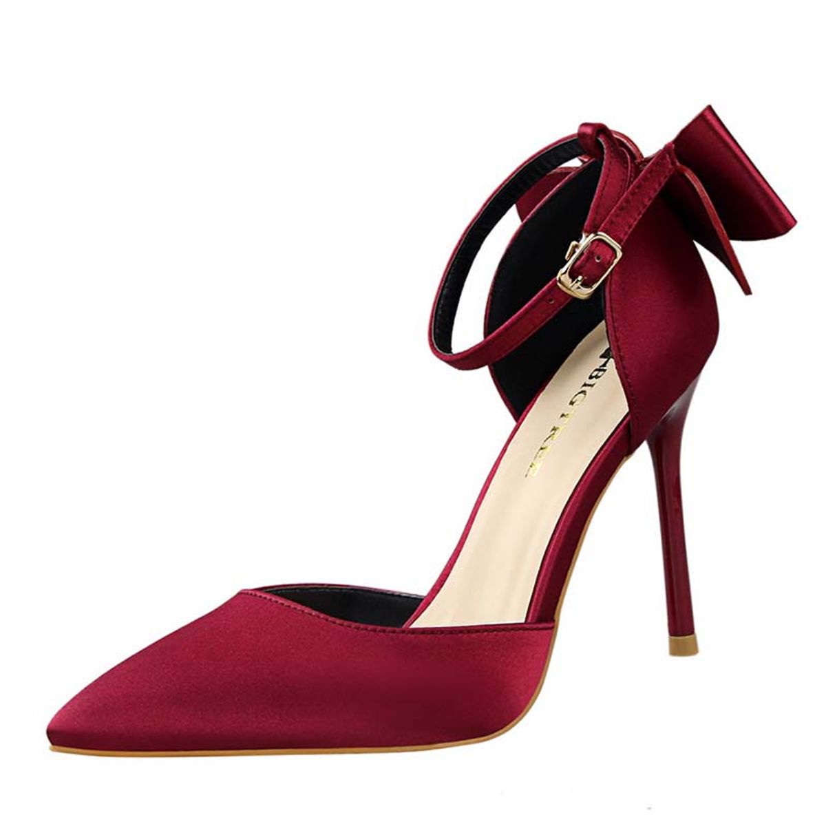 SHANDIAN - Zapato Formal Mujer  Rojo
