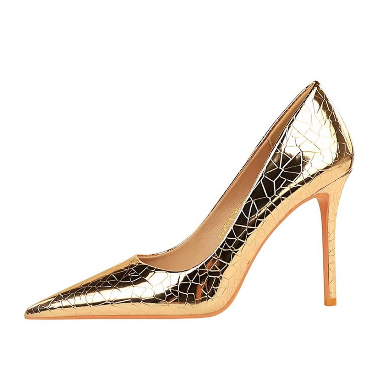 SHANDIAN - Zapato Formal Mujer  Dorado