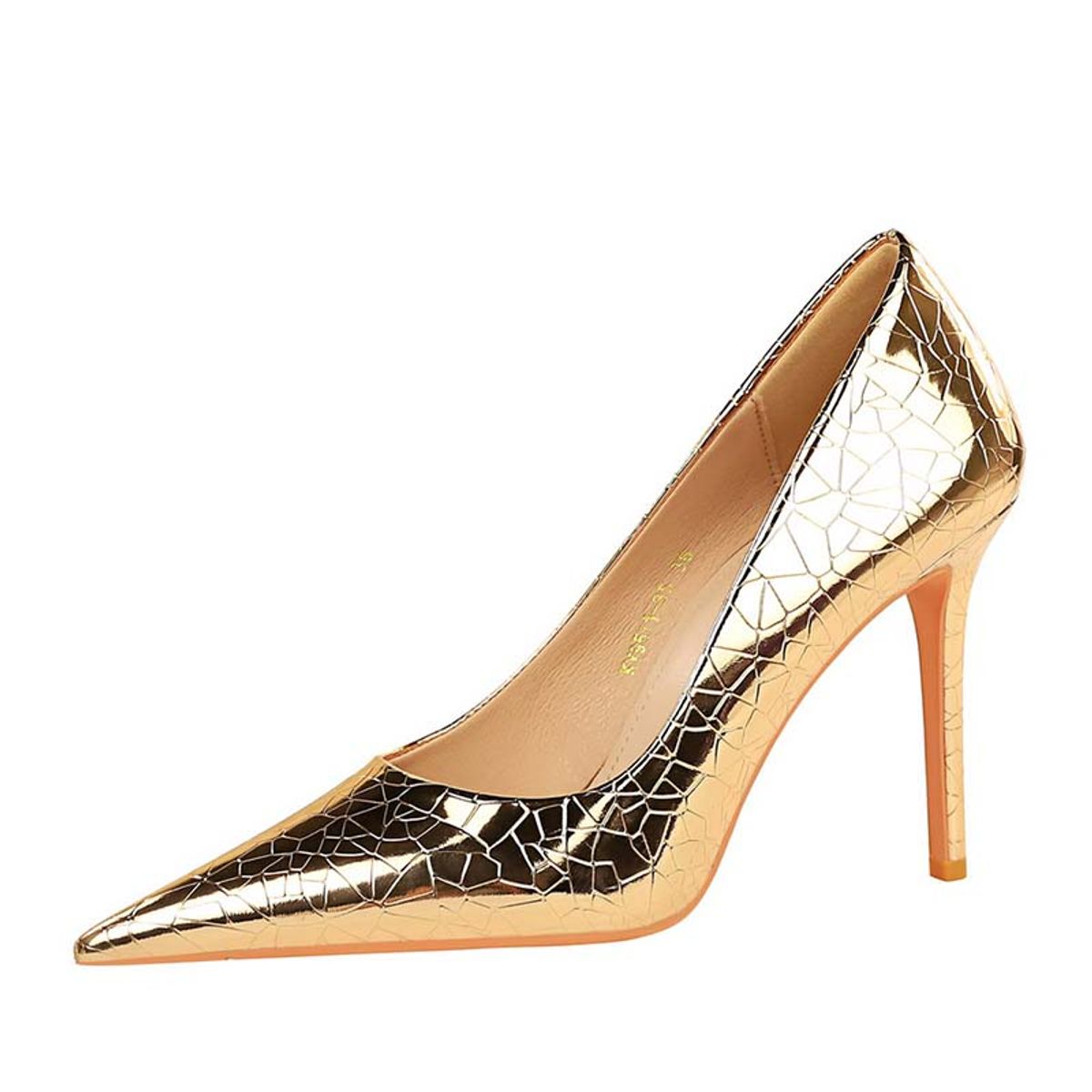 SHANDIAN - Zapato Formal Mujer  Dorado