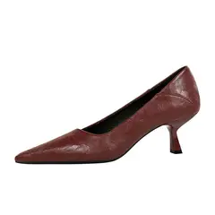 SHANDIAN - Zapato Formal Mujer Negro