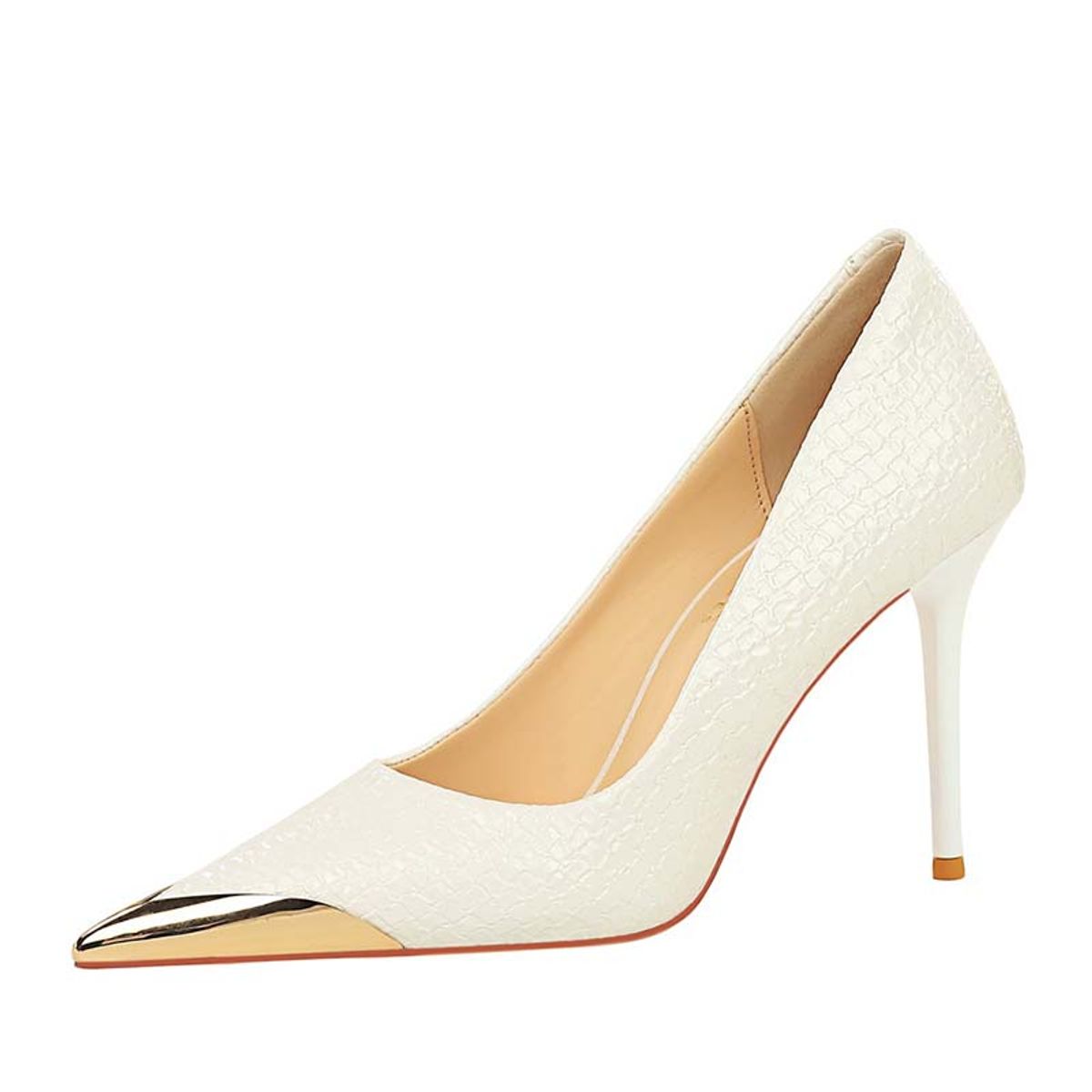 SHANDIAN - Zapato Formal Mujer  Blanco